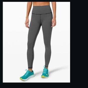 Lulu Lemon striped wonder under high rise tight 28”